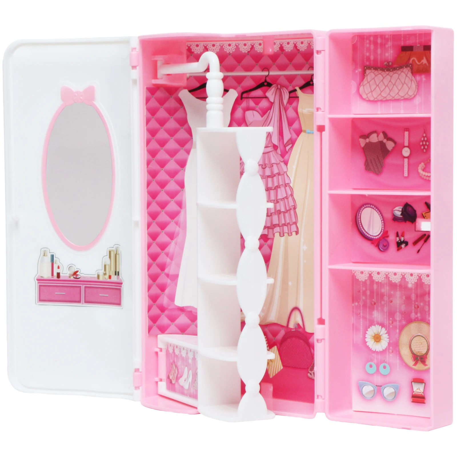 Сумка для кукол Барби с зеркалом подвижная | Игрушки и хобби