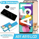 100% оригинальный 6,5 ''Super AMOLED дисплей для Samsung A51 2020 A515 A515F A515 A515F Full LCD сенсорный экран дигитайзер Запасные части