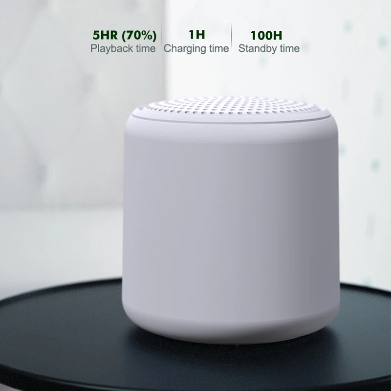 2020 маленькая портативная Bluetooth Колонка Мини Беспроводная стерео гарнитура