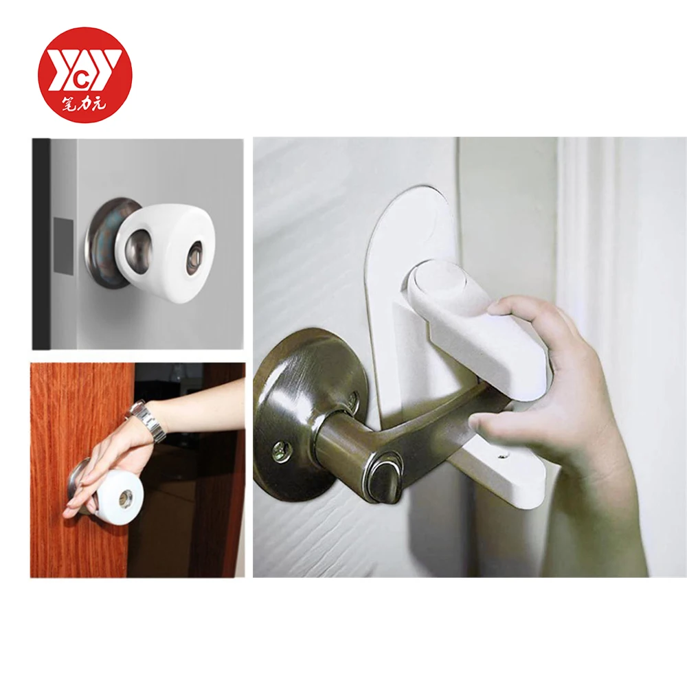 4 pcs Plastic Kids Safety Door Locks Baby Protection Anti-open Doors Handle Security Latch Locking for Children | Обустройство дома