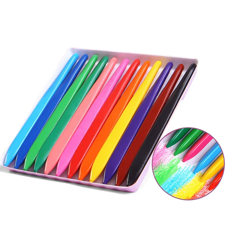 Треугольные цветные карандаши для детей и студентов товары творчества в стиле