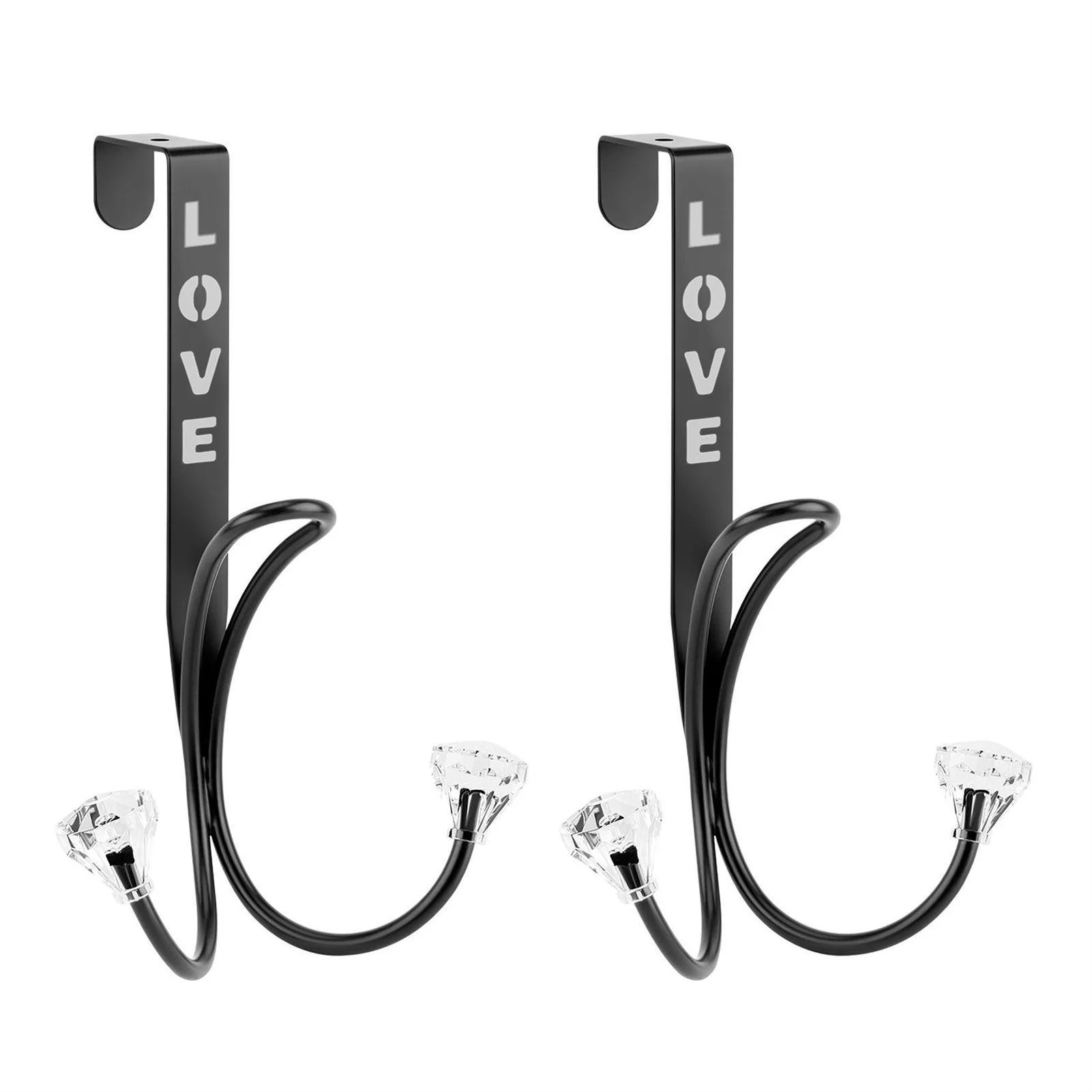 

Комплект из 2 предметов гостиная дверная вешалка навесной шкаф для одежды для домашнего хранения крючки над дверью шляпа полотенца сумки де...