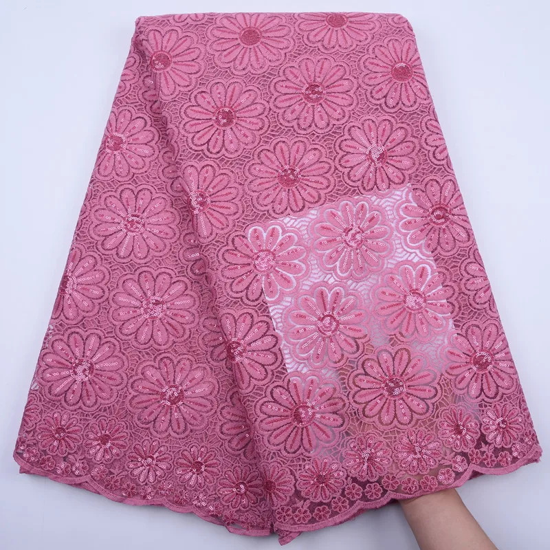 Французский высококачественный молочный шелк с блестками вышивка кружева