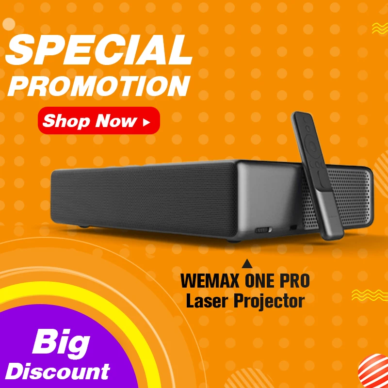 WEMAX ONE PRO лазерный проектор Xiaomi Ecosystem Full HD 1080P 3D Android TV ALPD 7000 люмен Ультра короткий