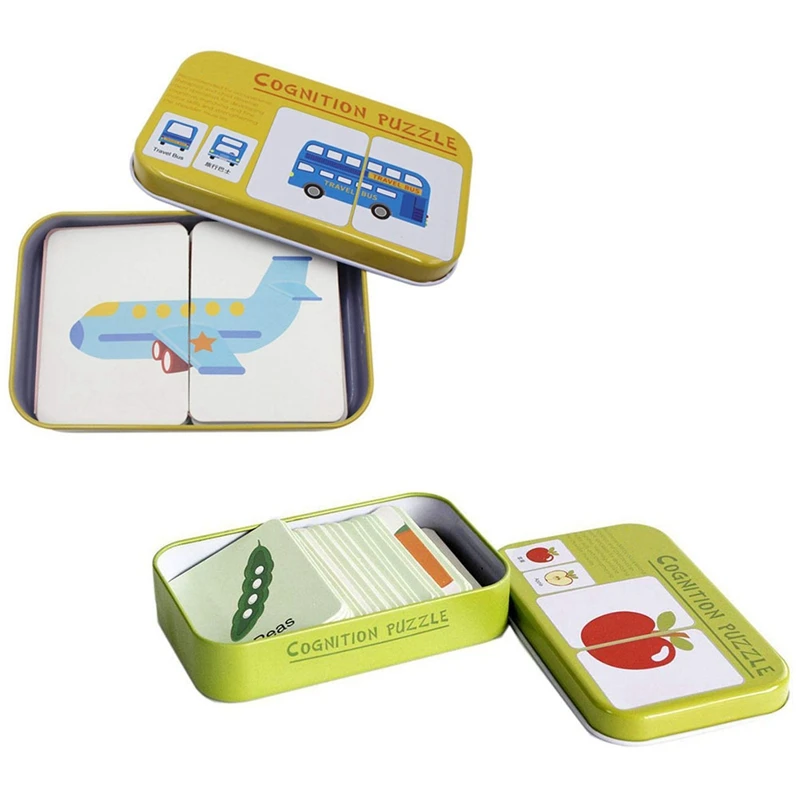 32 шт. флеш карты головоломки познание фрукты и овощи 32x алфавит с умственной