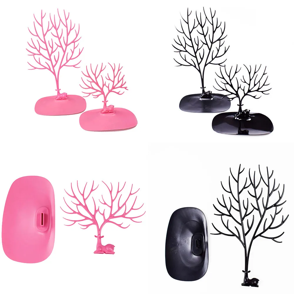 Многоцветная Подставка для украшений в виде дерева держатель органайзер