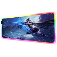 xgz league of legends rgb mouse pad black gamer accessories large led mousepad gaming desk mat pc desk play mat with backlit lol