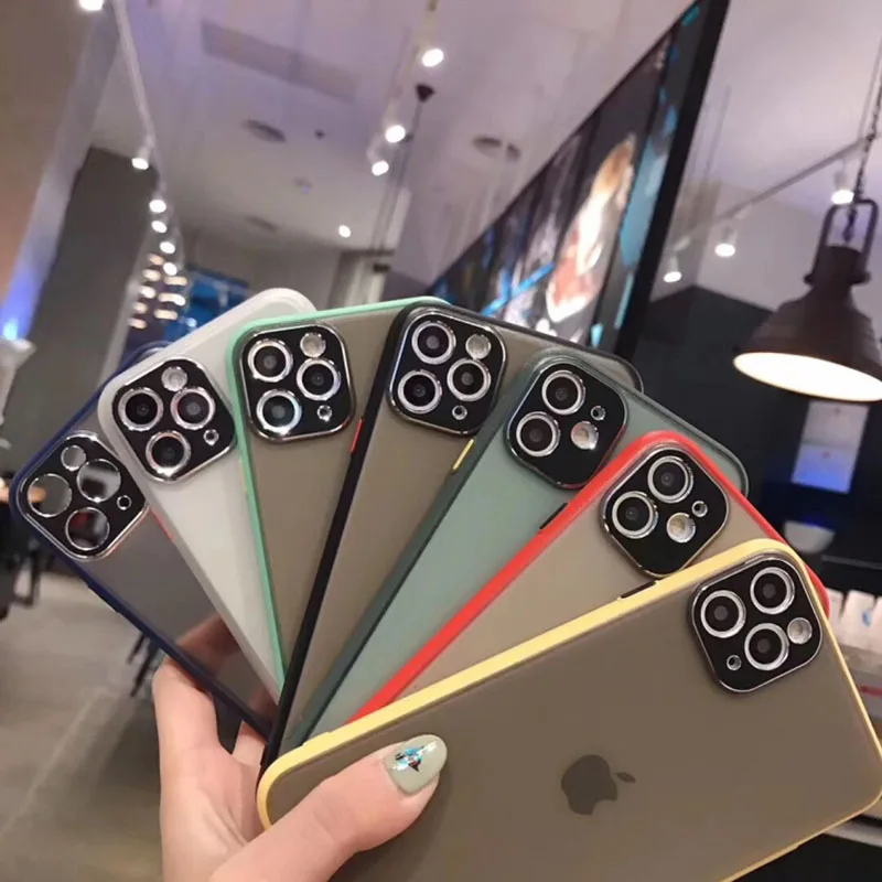 Защитный чехол для объектива для iPhone 11 Pro Max чехол s Мягкий силиконовый металлический чехол для ухода за линзами для iPhone X XS Max XR противоударный чехол