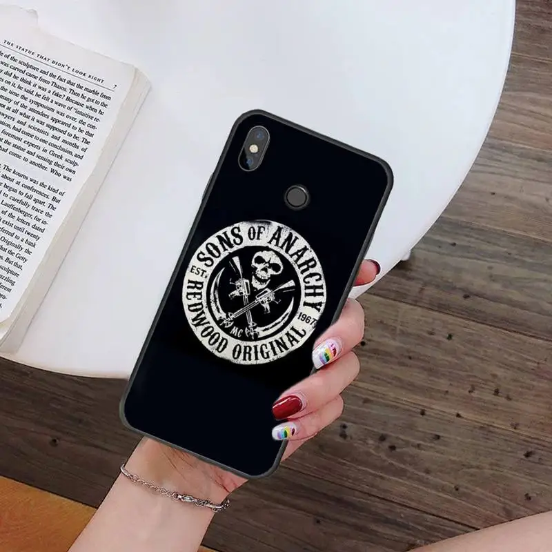 

Fashion Sons of Anarchy TV series Phone Case For Xiaomi Redmi note 7 8 9 t k30 max3 9 s 10 pro lite