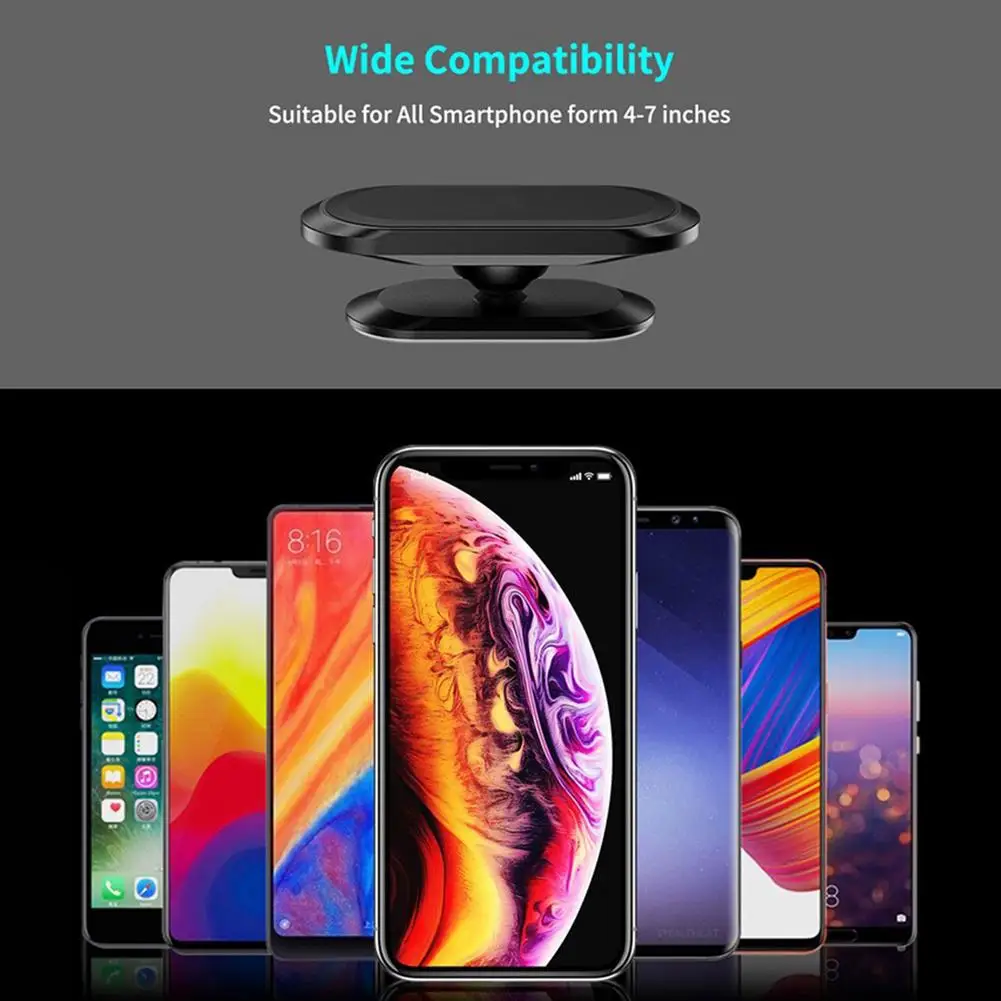 Mobile Phone Storage Hook Cross-Border 360 Rotating Magnetic Bracket Car Sticker GPS Holder Strong Viscosity | Автомобили и