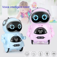 mini robot toy 939a pocket rc robot talking interactive dialogue voice recognition record singing dancing telling story