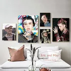 Lil Peep Rapper музыка ПЕВЕЦ звезда Плакат и печать на стене искусство на холсте картины винтажные настенные картины для спальни отображение