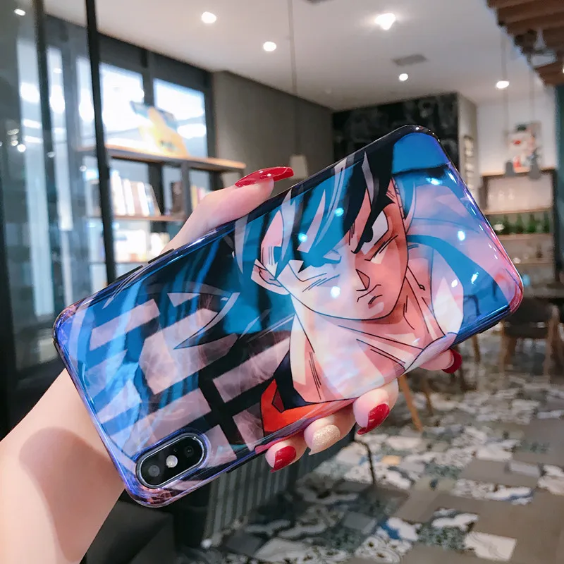 3 Чехол для iPhone 11 Pro X XS Max XR 6 6S 7 8 Plus Goku Blu-Ray - Цвет: 3