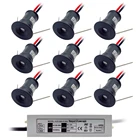 Мини точечный светодиодный светильник 1 Вт KTV вечерние чный сценический светильник с трансформатором, встраиваемая лампа для шкафа, винного шкафа