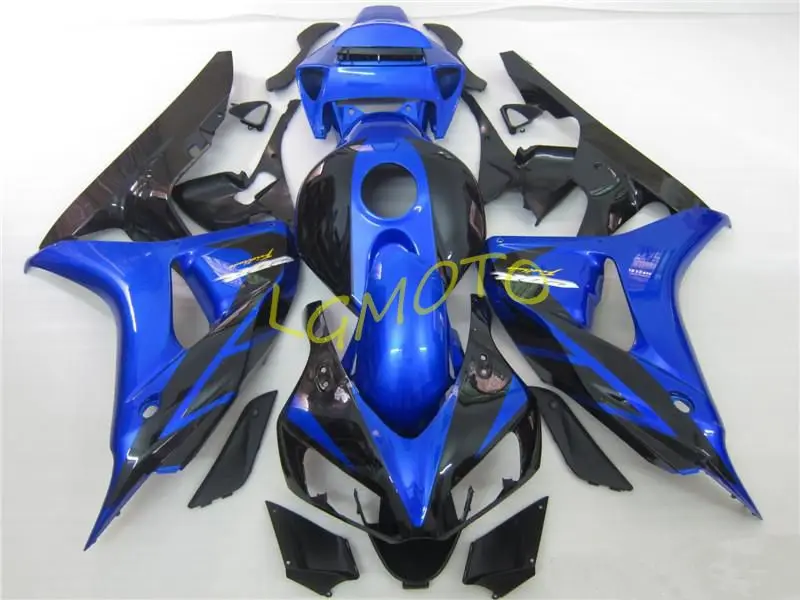 

BLUE BLACK honda cbr1000rr 2006-2007 injection bodywork HONDA CBR1000RR 2006-2007 fairings 1000rr 06-07 free custom #M18W7