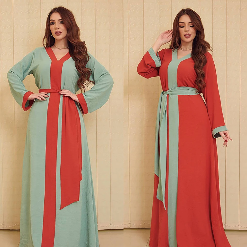 

2022 Muslim Dubai Abaya Islamic Clothes For Women Turkish Long Sleeve Kimono Elegant Ladies Abayas 2021 Plus Size Ankara Boubou