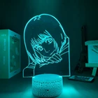 3d-лампа, фигурка аниме атака на Титанов, Armin Arlert для спальни, декоративное освещение, подарок ребенку на день рождения, светодиодная Ночная светильник Светка атака на Титанов