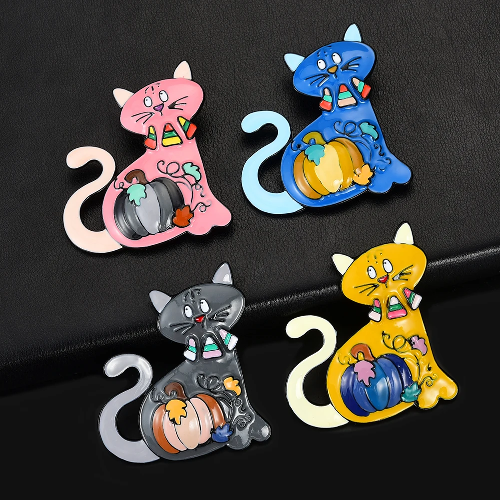 Cring Coco горячая Распродажа сладкий романтический тыквенный Кот с большими синими