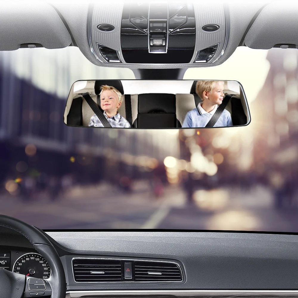 

2.5D Full Creen HD Стекло антибликовое широкоугольное синее Безрамное Зеркало для салона автомобиля зеркало заднего вида 3000R микро-кривизна объект...