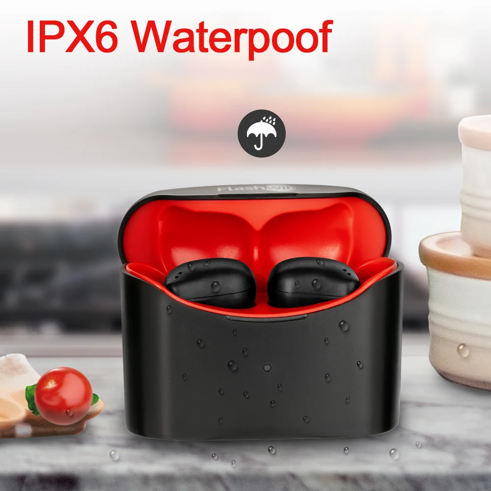 

Flashwit T-elf Mini TWS Earbuds Bluetooth 5.0 Sports Headset Wireless Earphone With Charging Box For Phones And Music