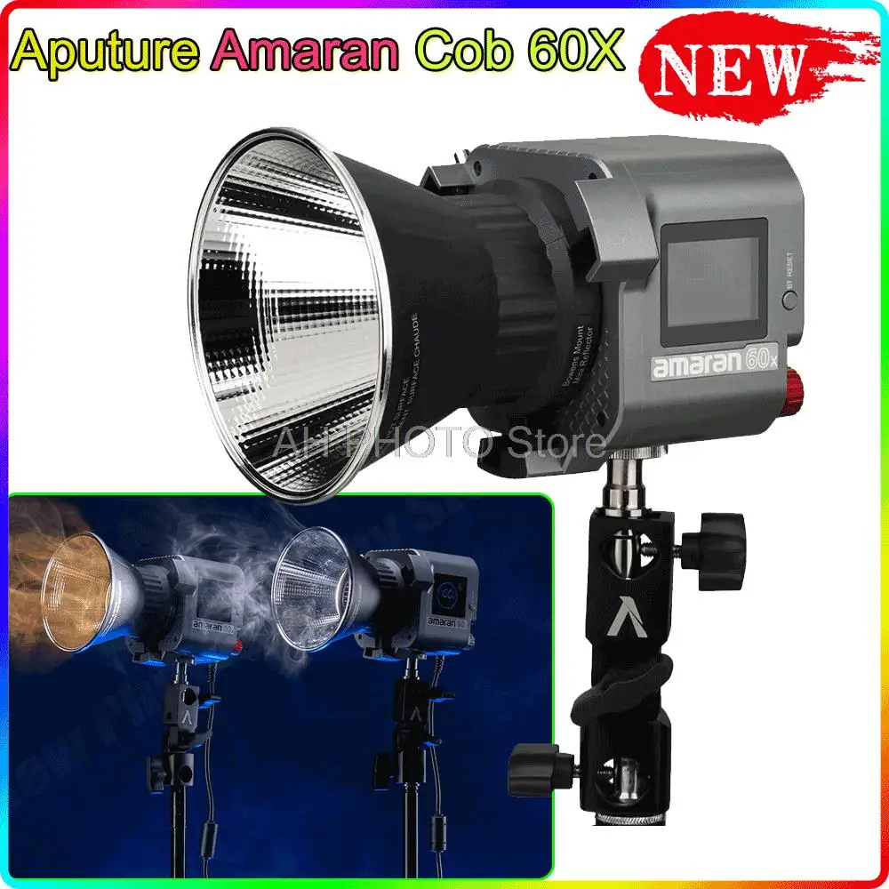 

Aputure Amaran COB 60X Bi-Color 60D 5600K Video Light Portable Professional Studio Photography lighting Lamp
