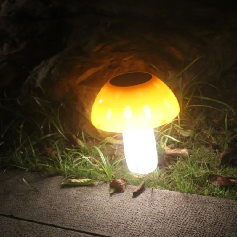 

Mushroom LED Solar Light Outdoor Waterproof Solar Power Garden Light Creative Solar Lawn Lamp for Path Yard Landscape Xmas