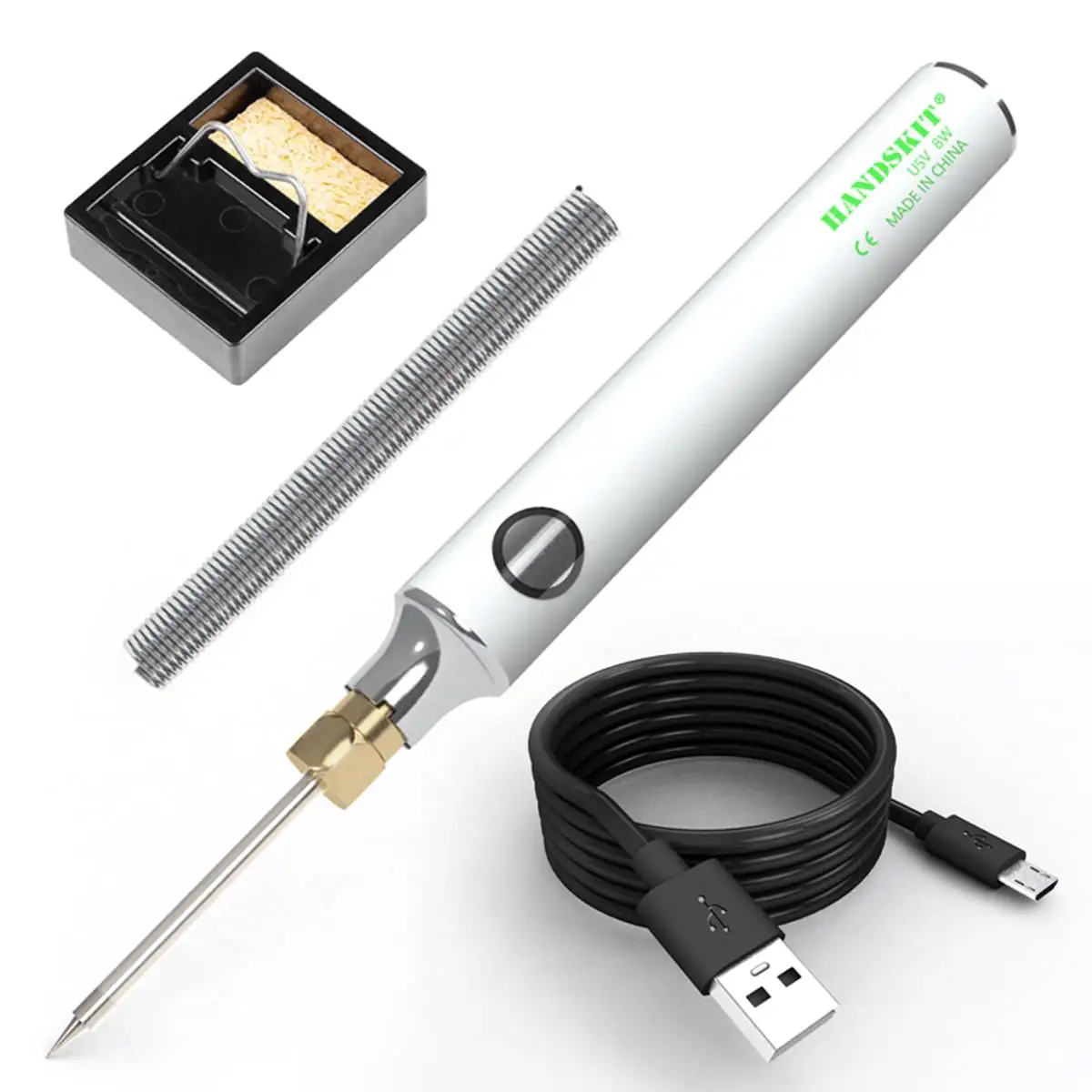 

Электрический паяльник с 3 скоростями, USB, 330-450, 5 В, 8 Вт