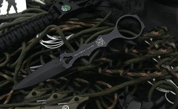 All Blade Helly Tec 176 Открытый нож D2 нержавеющая сталь шейный нож карманные походные охотничьи ножи с оболочкой дропшиппинг - Цвет: All Blade