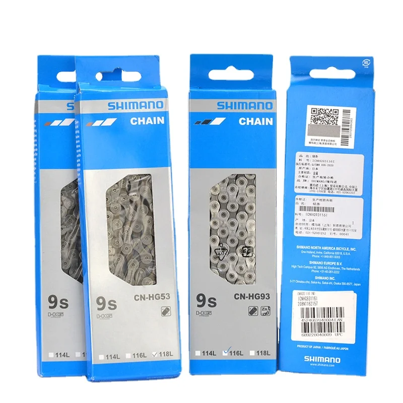 9 скоростной горный велосипед Shimano HG53 27 скоростей шоссейный HG93 цепь с переменной