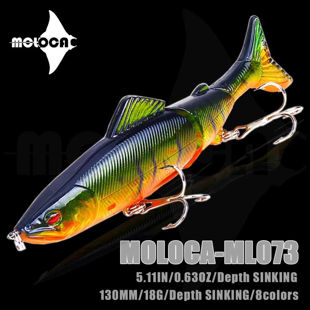 

Swimbait Fishing Lures Weights18g Bass Set Sinking Full Swimming Water Articulos De Pesca Artificial For Trout Fish Tackle 2021