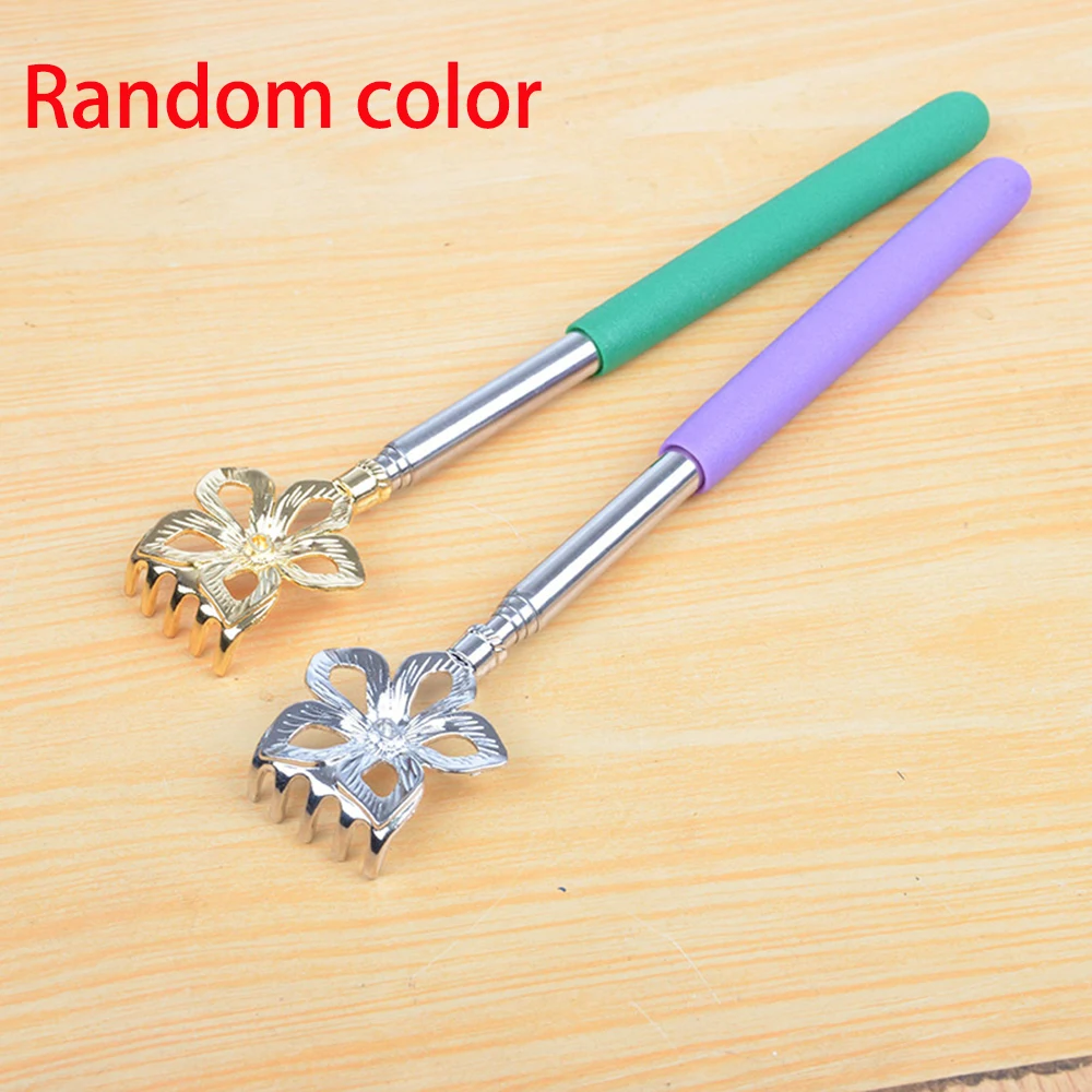 

1Pc Back Scratcher Telescopic Scratching Massager Kit Back Scraper Extendable Relief Itch Health Care Relaxation Random Color