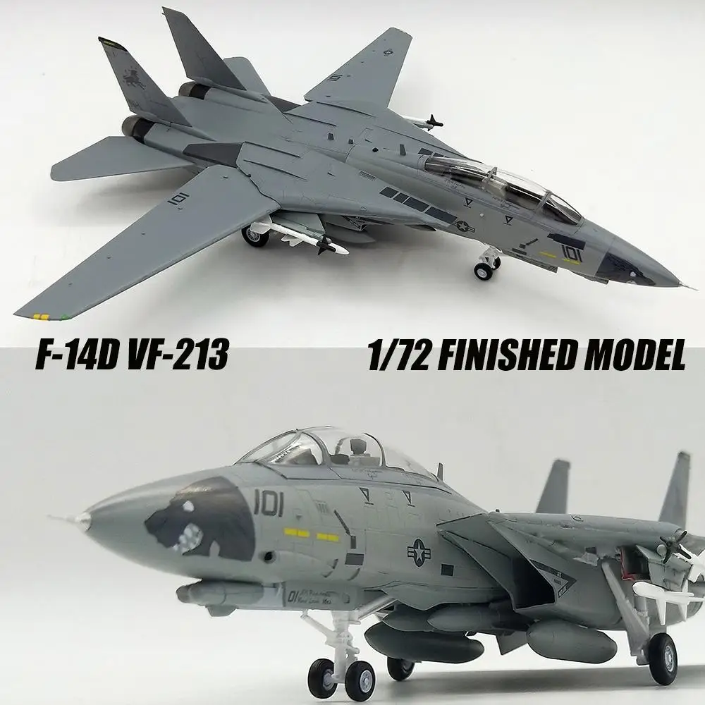 F 14D VF 213 1/72 самолета готовой самолет Easy model не литья под давлением|Вертолеты