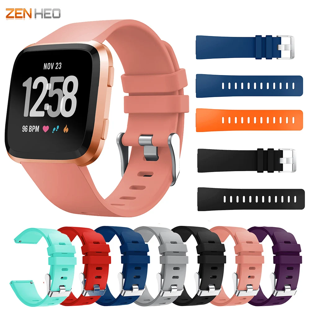 

Soft Silicone Strap For Fitbit Versa Smart Watch Band Replacement Watchband for Fitbit Versa Lite/versa 2