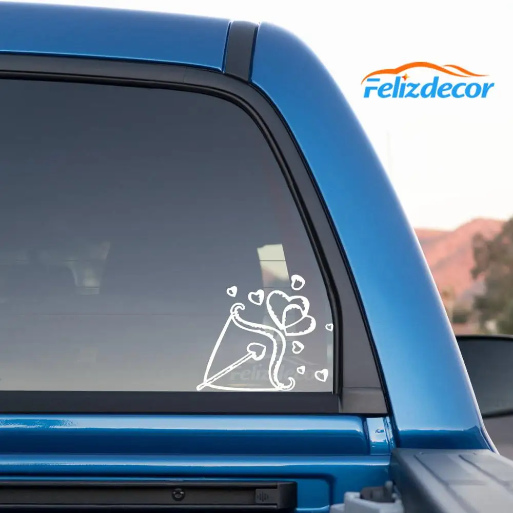 Купидона Сердце символизирует любовь высечки Виниловая пленка для оклеивания