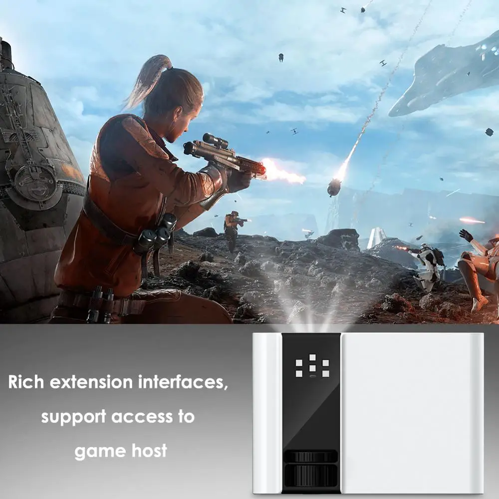 K10 Мини Портативный 4K HD светодиодный проектор Bluetooth WiFi домашний кинотеатр