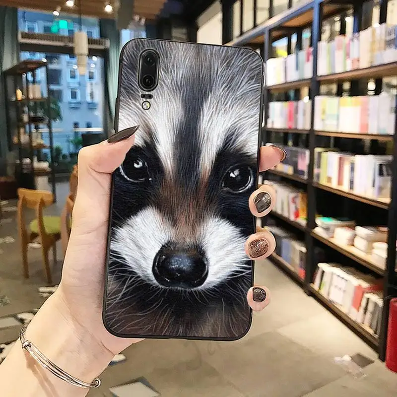 

Raccoon Fox cute Animal high quality luxury Phone Case funda For Huawei honor Mate P 10 20 30 40 Pro 10i 9 10 20 8 x Lite
