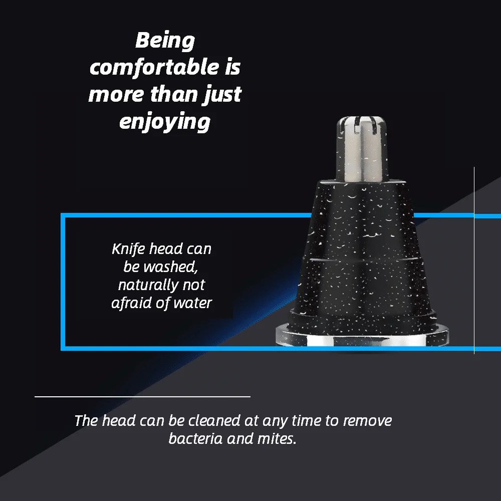 Электрическая бритва для носа 4 в 1 профессиональный триммер шеи бровей