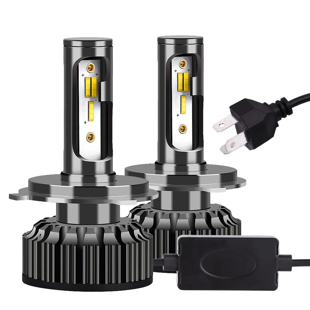 

New TiOODRE 3 Color Temperatures COB LED Headlight Car Bulbs White And Yellow Light Kit Heat Dissipation Large Bulbs Replacement
