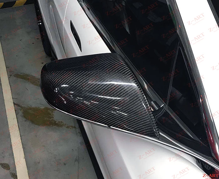 Z ART для TESLA модель S Крышка зеркала из углеродного волокна Tesla зеркало заднего вида