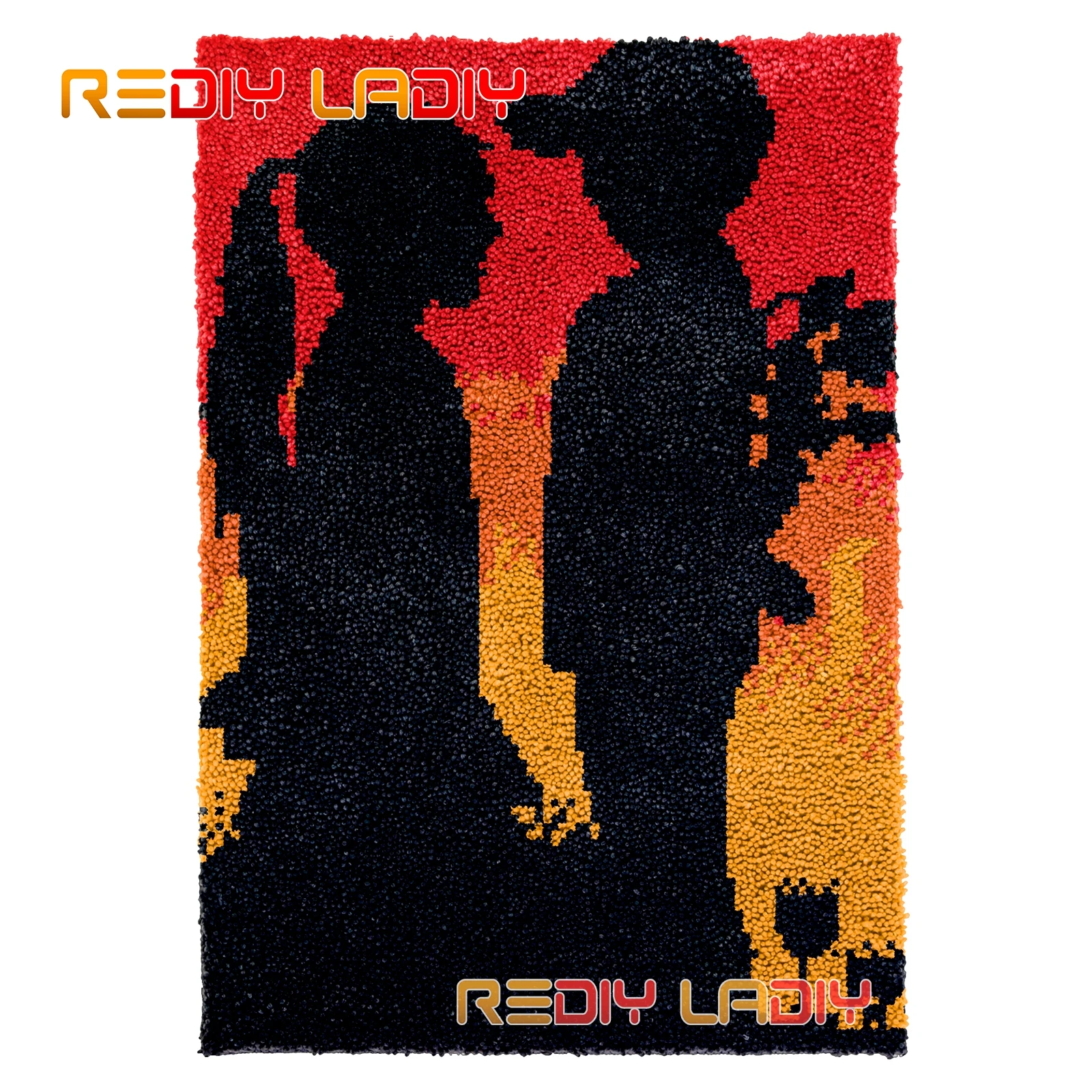 

Набор ковровых покрытий с застежкой-крючком, романтичная Дата, подушка для сиденья, коврик «сделай сам», ковер из толстой пряжи, вязаный крю...