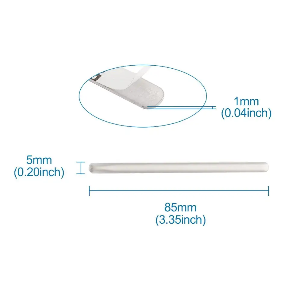 50 шт. Гибкая клейкая металлическая плоская алюминиевая Поворотная проволока для