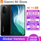 Глобальная версия Мобильный телефон Xiaomi Mi 11i 5G 8 ГБ ОЗУ 128 ГБ ПЗУ Snapdragon 888 Octa Core 108MP Камера 120 Гц AMOLED DotDisplay