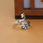 1 шт. кольцо для вязания в национальном стиле наперсток для нитки аксессуары для шитья из цинкового сплава кольцо для вязания крючком в национальном стиле