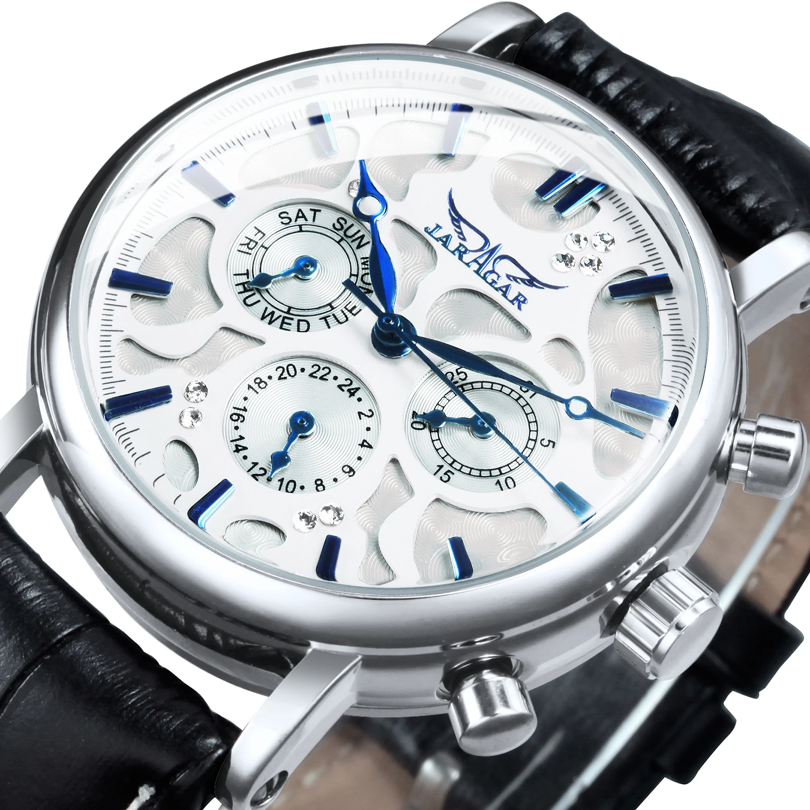 Часы мужские механические Автоматические с кожаным ремешком s 2020 | Наручные часы