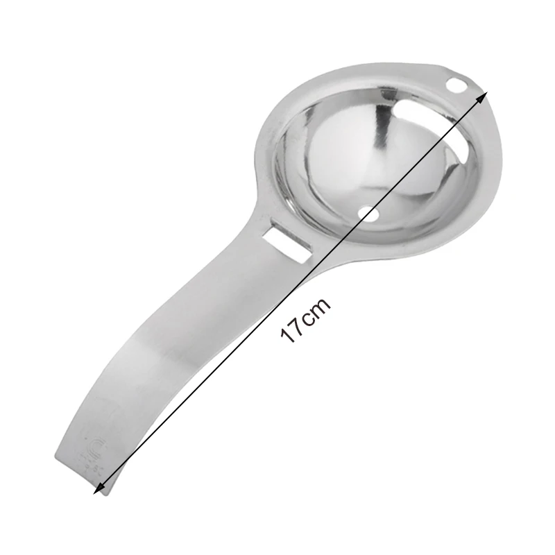 

Egg Separator Egg Yolk White Filter Egg Divider Stainless Steel Egg Sieve Kitchen Gadget Cooking Tool Egg Extractor