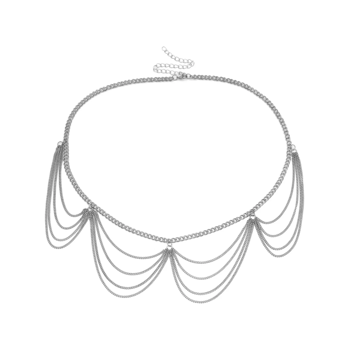 Женский пояс с металлической цепочкой декоративный для платья рубашки |