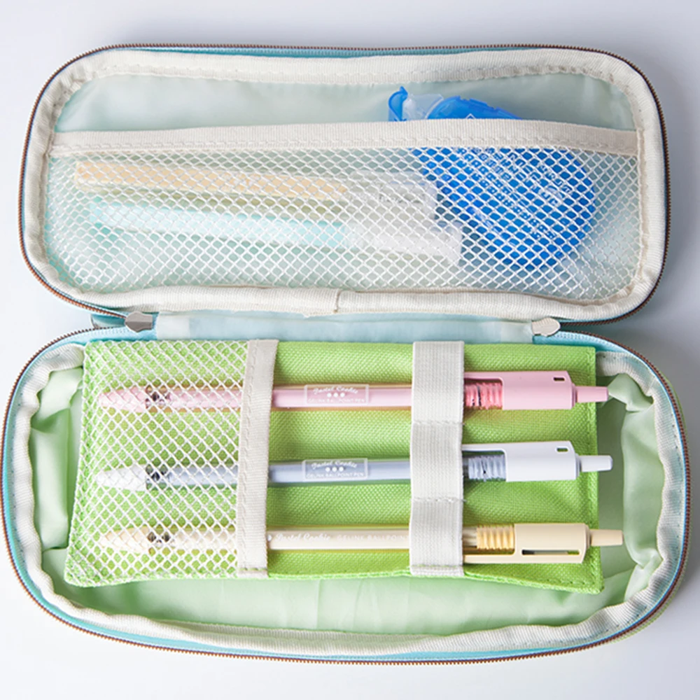 Чехол для карандашей студенческий пенал кошелек монет сумка ключей косметичка