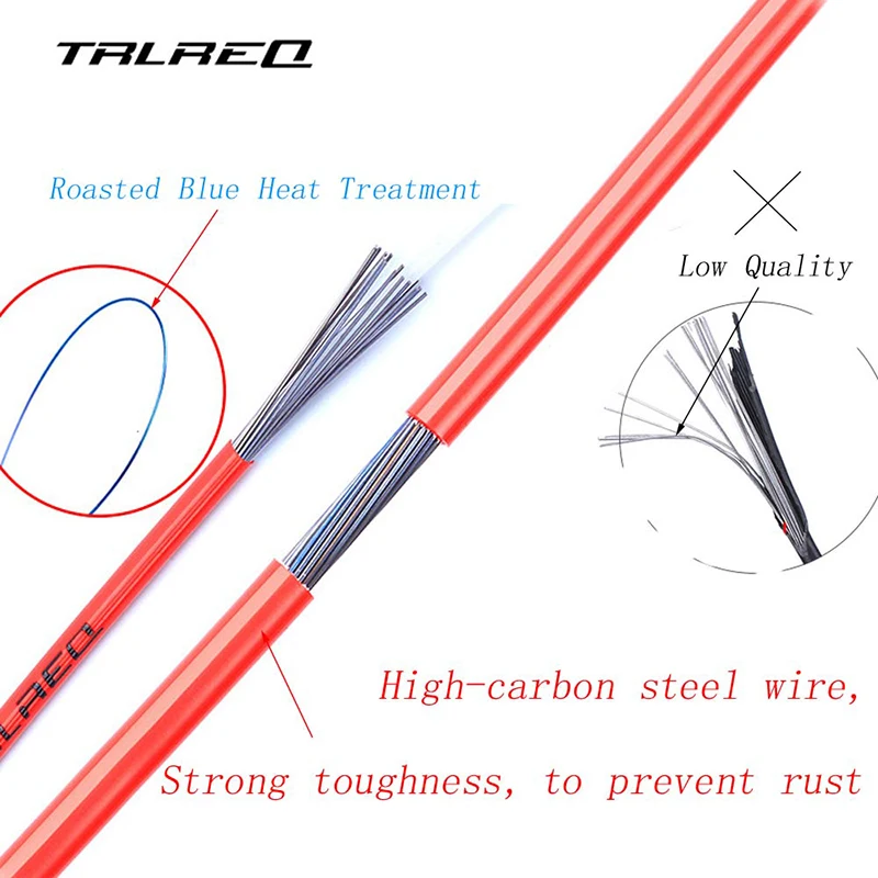 Риск 3 метра MTB дорожный велосипед тормоз/переключатель линия труба 4/5 мм горный