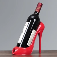 new high heel shoe wine bottle holder stylish wine rack gift basket accessories for home red shoe wine rack creative bottle wf