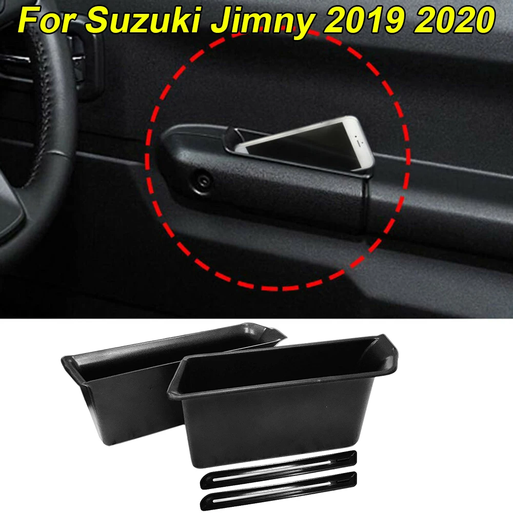 Для Suzuki Jimny 2019 2020 подлокотник контейнер дверной ящик для хранения ручка карман 2